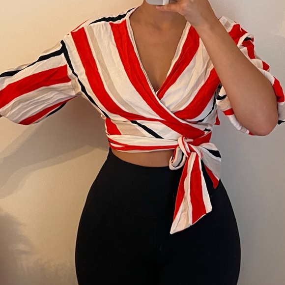 Zara Wrap Top - Picture 2 of 3